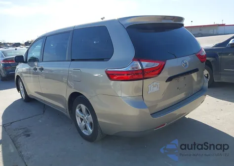 2016 Toyota Sienna L 7 Passenger z USA, uszkodzony, nr VIN 5TDZK3DC1GS718820